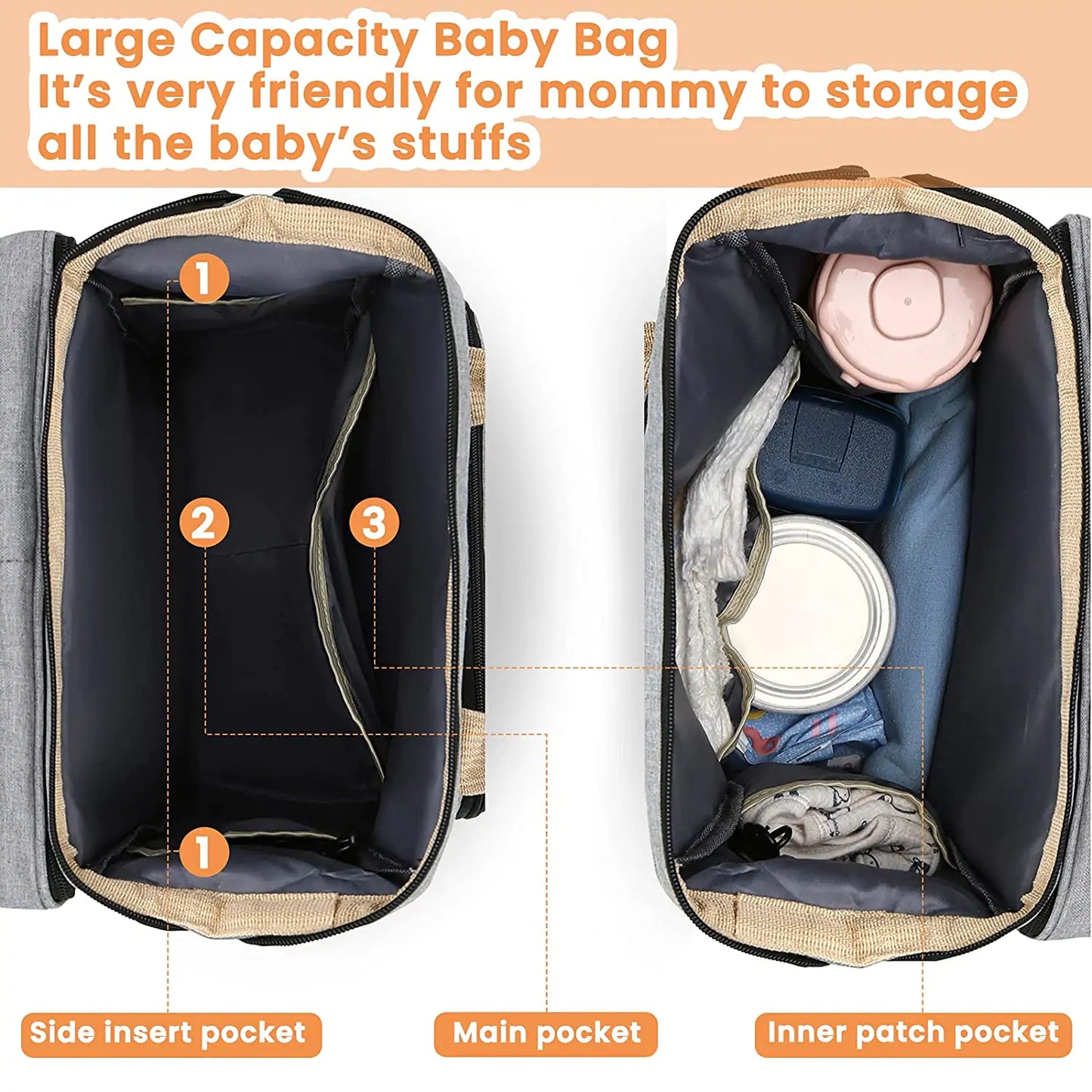 Portable Baby Changing With Storage